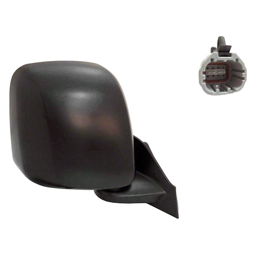 2013-2021 Nissan NV200 SV/Chevrolet City Express LT Passenger Side Door Mirror Power W/O Appearance Pkg Textured Assembly - NI1321246-Partify-Painted-Replacement-Body-Parts