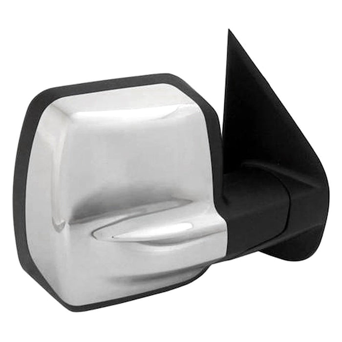 2012-2021 Nissan NV1500/NV2500/NV3500 SV Passenger Side Door Mirror Power Heated W/O Towing Pkg W/Chrome Cap Assembly - NI1321248-Partify-Painted-Replacement-Body-Parts
