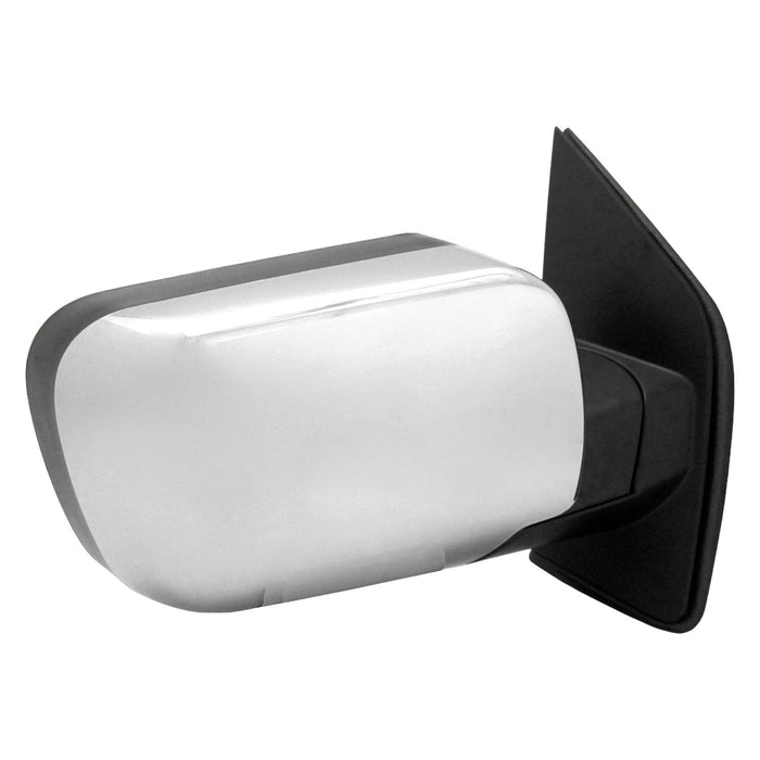 2011-2015 Nissan TITAN SV Passenger Side Door Mirror W/O Towing Pkg Chrome Assembly - NI1321249-Partify-Painted-Replacement-Body-Parts