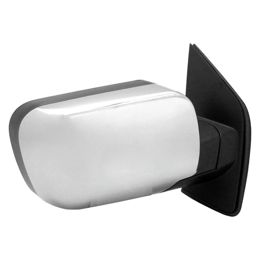2011-2015 Nissan TITAN SV Passenger Side Door Mirror W/O Towing Pkg Chrome Assembly - NI1321249-Partify-Painted-Replacement-Body-Parts