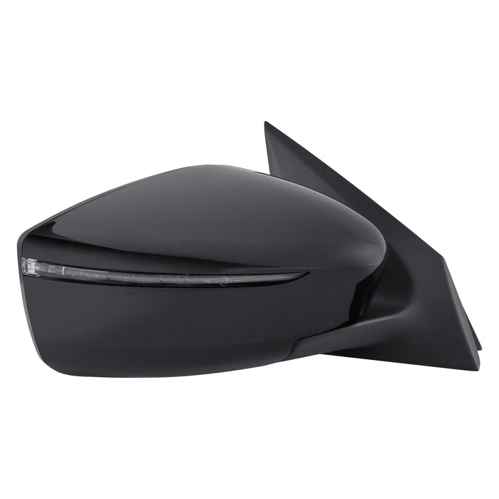 2015-2017 Nissan Versa Passenger Side Door Mirror Power W/Signal Lamp W/Cover Assembly - NI1321253-Partify-Painted-Replacement-Body-Parts