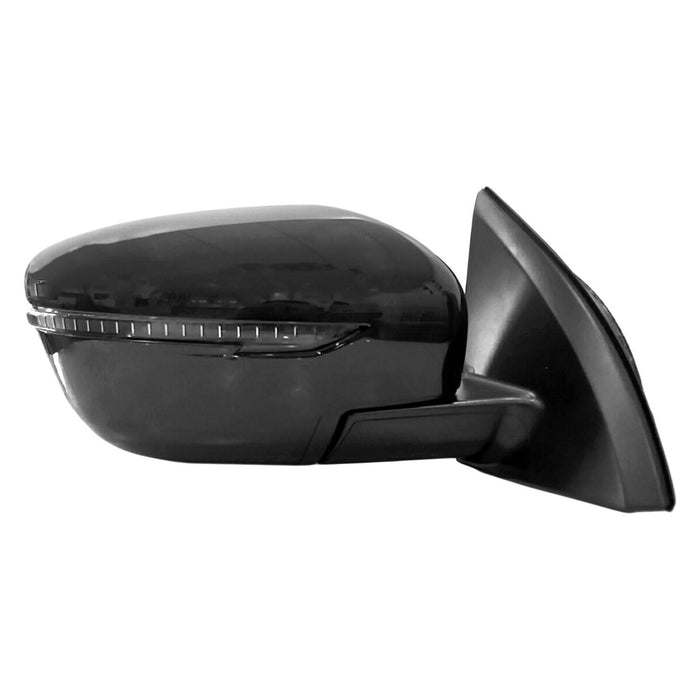 2017-2019 Nissan Qashqai/Rogue Sport Passenger Side Door Mirror Non-Heated W/Signal Lamps W/Cover Assembly - NI1321300-Partify-Painted-Replacement-Body-Parts