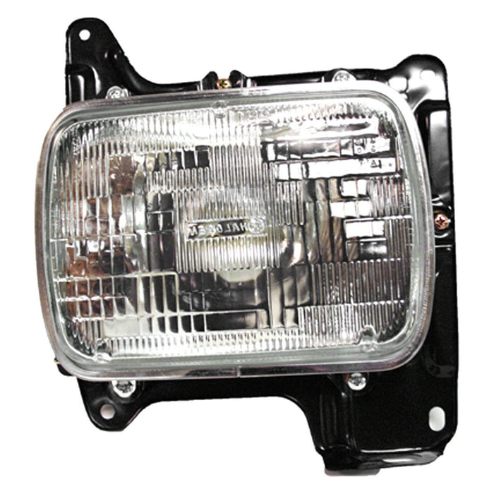 1986-1997 Nissan D21/Pickup Driver Side Headlight Assembly Halogen Std Duty Sealed Beam - NI2500103-Partify-Painted-Replacement-Body-Parts