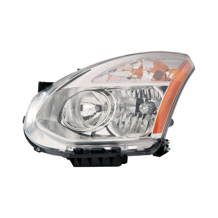 2009-2010 Nissan Rogue Driver Side Headlight Assembly Halogen Composite - NI2502204-Partify-Painted-Replacement-Body-Parts