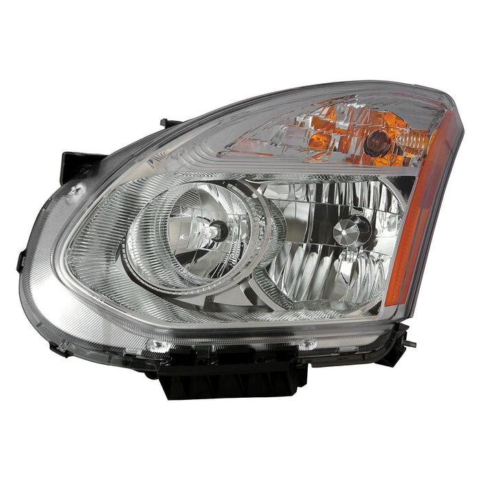 2013 Nissan Rogue Driver Side Headlight Assembly Halogen Composite - NI2502217-Partify-Painted-Replacement-Body-Parts
