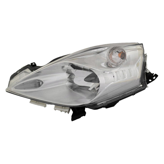 2013-2014 Nissan LEAF Driver Side Headlight Assembly W/O Led Composite - NI2502222-Partify-Painted-Replacement-Body-Parts