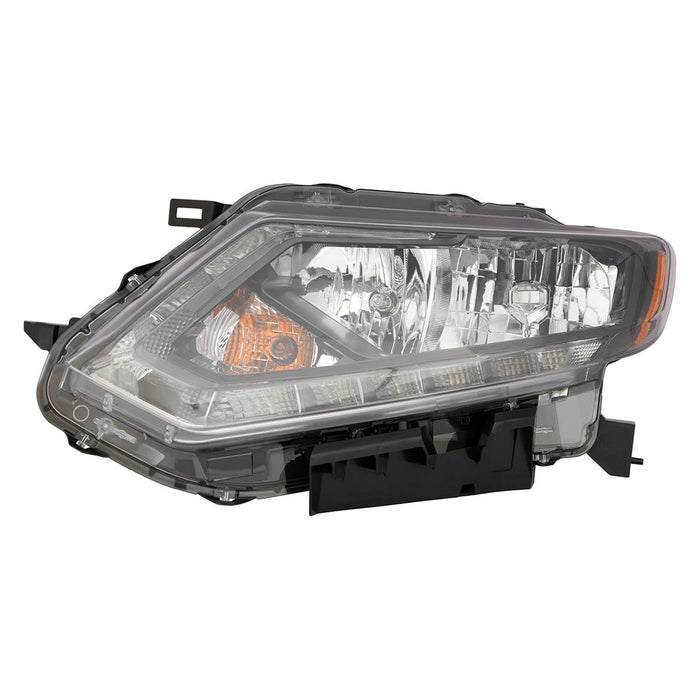 2014-2016 Nissan Rogue Driver Side Headlight Assembly Halogen Composite - NI2502226-Partify-Painted-Replacement-Body-Parts