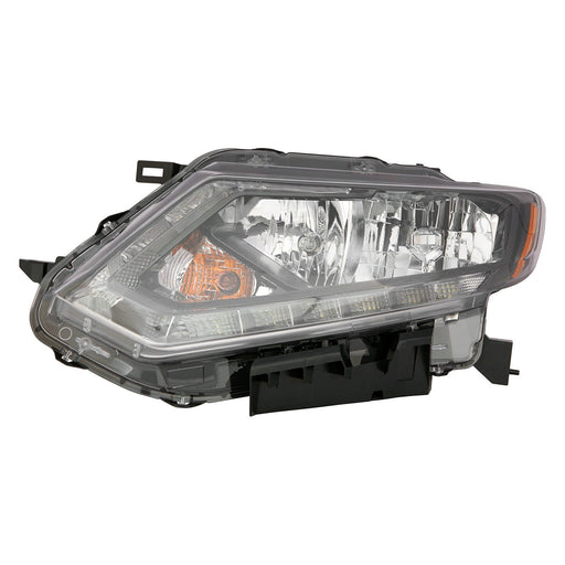 2014-2016 Nissan Rogue Driver Side Headlight Assembly Halogen Composite - NI2502226-Partify-Painted-Replacement-Body-Parts