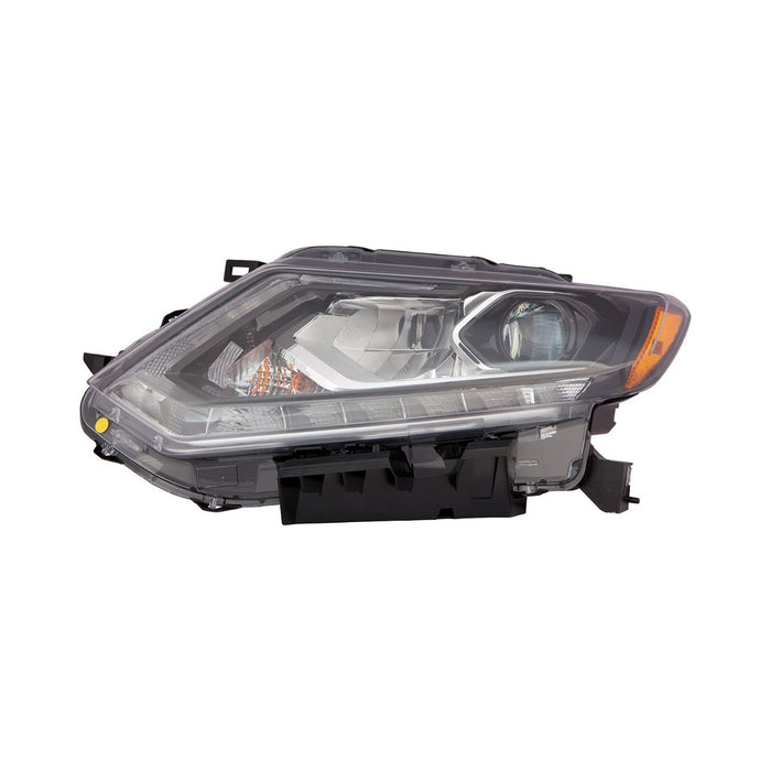 2014-2016 Nissan Rogue Driver Side Headlight Assembly Led Composite - NI2502228-Partify-Painted-Replacement-Body-Parts