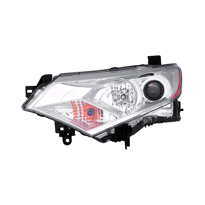 2012-2017 Nissan Quest Driver Side Headlight Assembly Halogen From 4-12 Composite - NI2502229-Partify-Painted-Replacement-Body-Parts