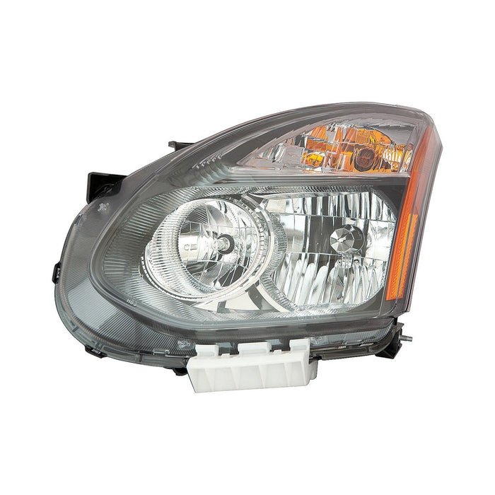 2014-2015 Nissan Rogue Select Driver Side Headlight Assembly Halogen Bezel Composite - NI2502231-Partify-Painted-Replacement-Body-Parts