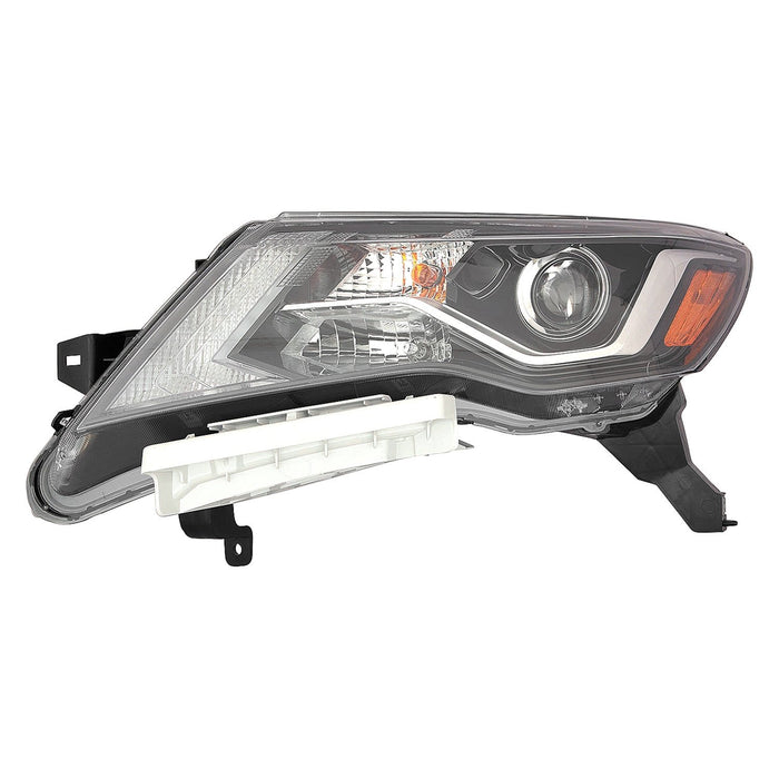 2017-2020 Nissan Pathfinder Driver Side Headlight Assembly Halogen Composite - NI2502252-Partify-Painted-Replacement-Body-Parts