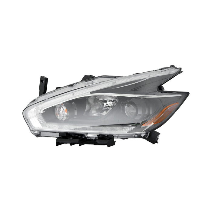 2018 Nissan Murano Driver Side Headlight Assembly Halogen Bezel Composite - NI2502260-Partify-Painted-Replacement-Body-Parts