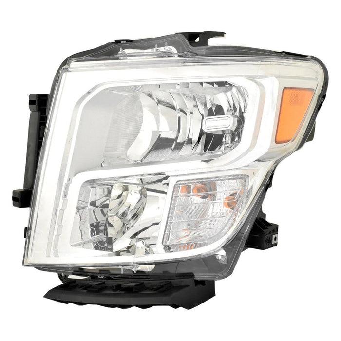 2020-2023 Nissan TITAN S/SV Driver Side Headlight Assembly Halogen Composite - NI2502280-Partify-Painted-Replacement-Body-Parts