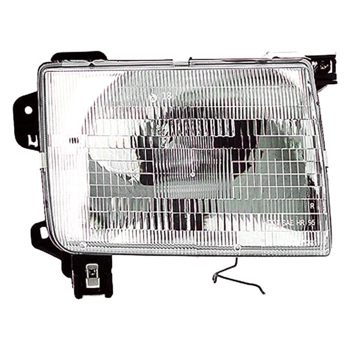 1998-2001 Nissan Frontier/Xterra Passenger Side Headlight Assembly To 9-99 Composite - NI2503121-Partify-Painted-Replacement-Body-Parts