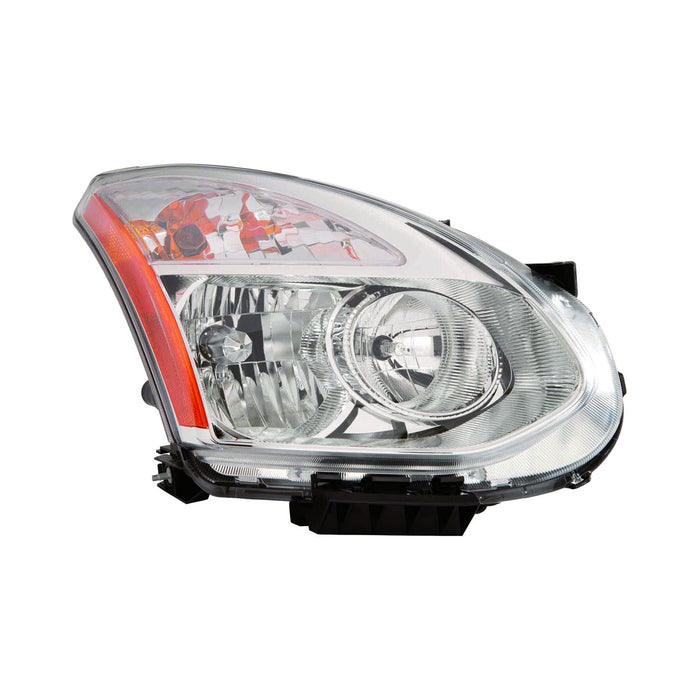 2009-2010 Nissan Rogue Passenger Side Headlight Assembly Halogen Composite - NI2503204-Partify-Painted-Replacement-Body-Parts