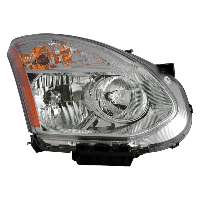 2013 Nissan Rogue Passenger Side Headlight Assembly Halogen Composite - NI2503217-Partify-Painted-Replacement-Body-Parts