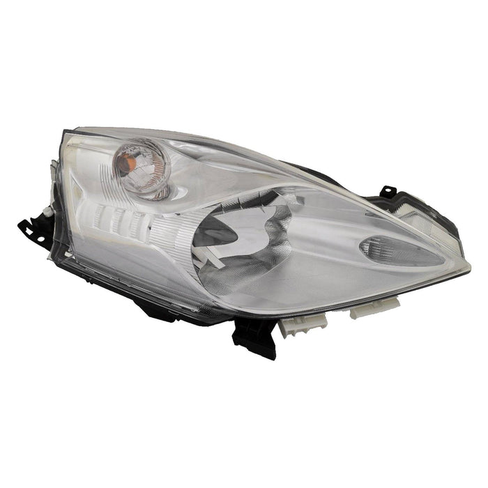 2013-2014 Nissan LEAF Passenger Side Headlight Assembly W/O Led Composite - NI2503222-Partify-Painted-Replacement-Body-Parts