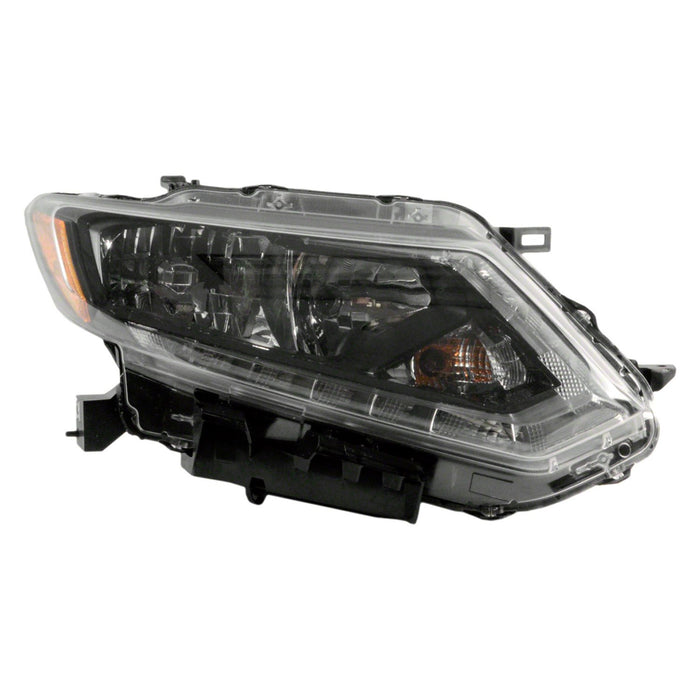 2014-2016 Nissan Rogue Passenger Side Headlight Assembly Halogen Composite - NI2503226-Partify-Painted-Replacement-Body-Parts