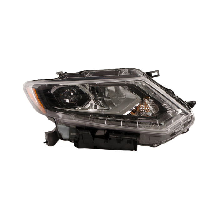 2016 Nissan Rogue Passenger Side Headlight Assembly Led W/Auto Light Control Composite - NI2503245-Partify-Painted-Replacement-Body-Parts