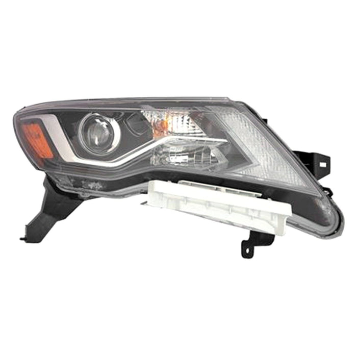 2017-2020 Nissan Pathfinder Passenger Side Headlight Assembly Halogen Composite - NI2503252-Partify-Painted-Replacement-Body-Parts
