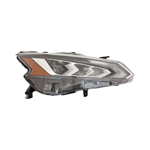 2019-2022 Nissan Altima Passenger Side Headlight Assembly Led W/O Auto Leveling Composite - NI2503266-Partify-Painted-Replacement-Body-Parts