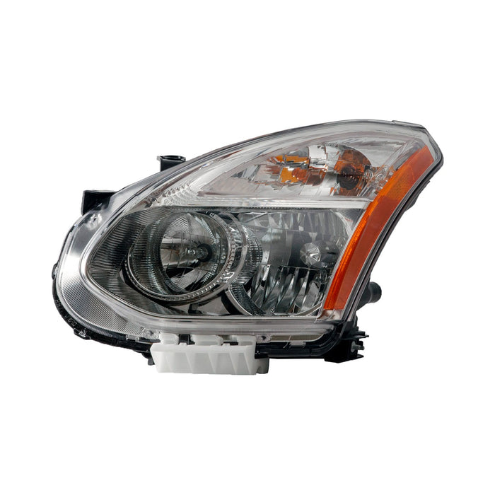 2011-2013 Nissan Rogue Driver Side Headlight Lens Housing Halogen - NI2518130-Partify-Painted-Replacement-Body-Parts