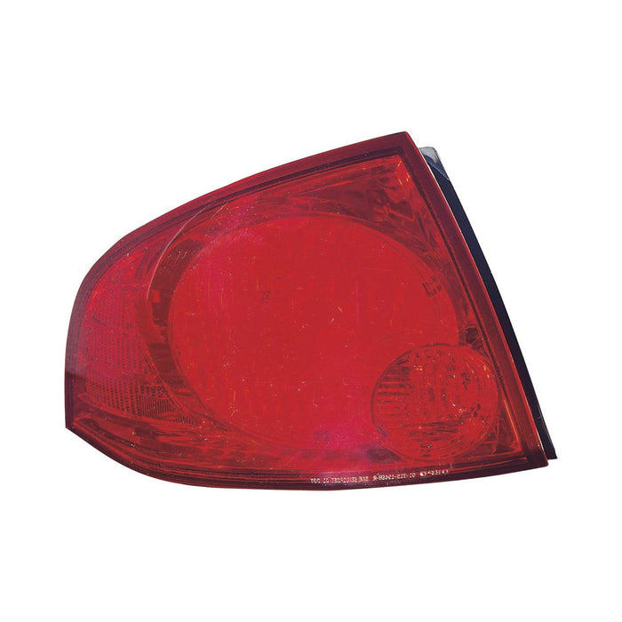 2004-2006 Nissan Sentra Base/S Driver Side Tail Light Assembly Quarter Panel Mounted - NI2800159-Partify-Painted-Replacement-Body-Parts