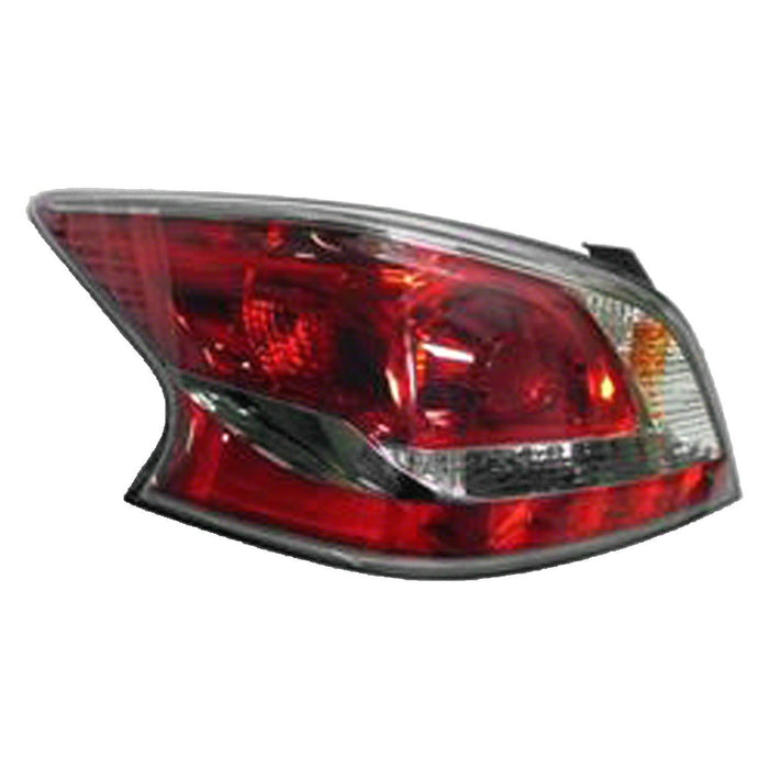 2014-2015 Nissan Altima Driver Side Tail Light Assembly Std Type - NI2800203-Partify-Painted-Replacement-Body-Parts