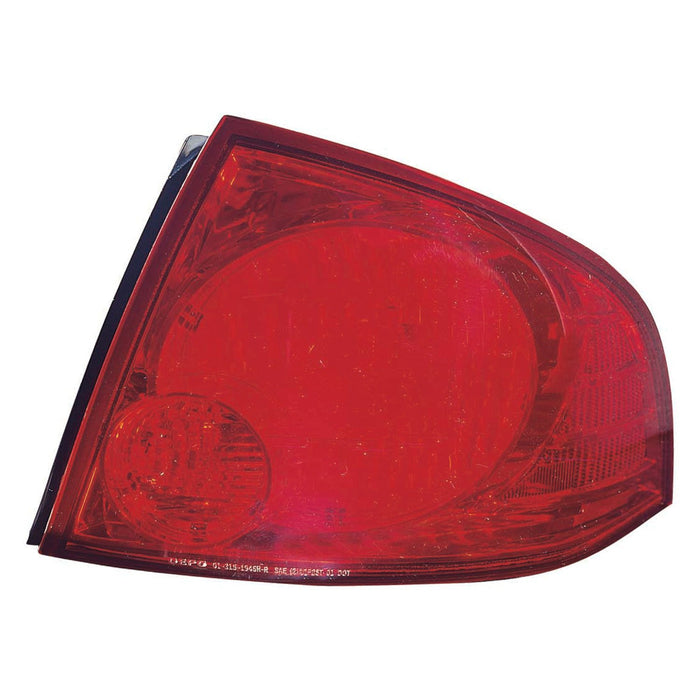 2004-2006 Nissan Sentra Base/S Passenger Side Tail Light Assembly Quarter Panel Mounted - NI2801159-Partify-Painted-Replacement-Body-Parts