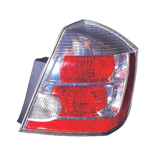 2007-2009 Nissan Sentra Passenger Side Tail Light Housing Includes Lens 2L L4 - NI2819114-Partify-Painted-Replacement-Body-Parts