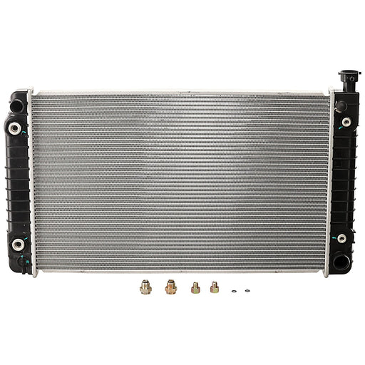 1988-1996 Chevrolet Blazer/C1500/C1500 Suburban/C2500/C2500 Suburban/C3500/K1500/K1500 Suburban/K2500/K2500 Suburban/K3500/GMC C1500/C1500 Suburban/C2500/C2500 Suburban/C3500/K1500/K1500 Suburban/K2500/K2500 Suburban/K3500/Yukon Radiator W/O Air Cond 4.3L V6/5.7L V8/5L V8 - GM3010234-Partify-Painted-Replacement-Body-Parts