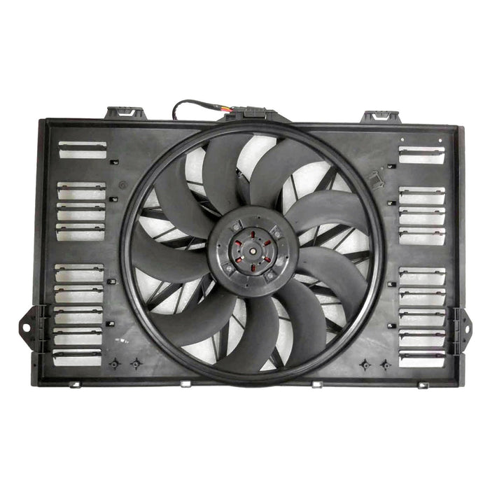 2010-2016 Porsche Panamera 4/4 Edition/4S/Base/Edition/GTS/S/S E-Hybrid/S Hybrid/Turbo Engine Cooling Fan Assembly 3.6L V6 Naturally Aspirated/3L V6 Supercharged/4.8L V8 Naturally Aspirated - PO3115103-Partify-Painted-Replacement-Body-Parts