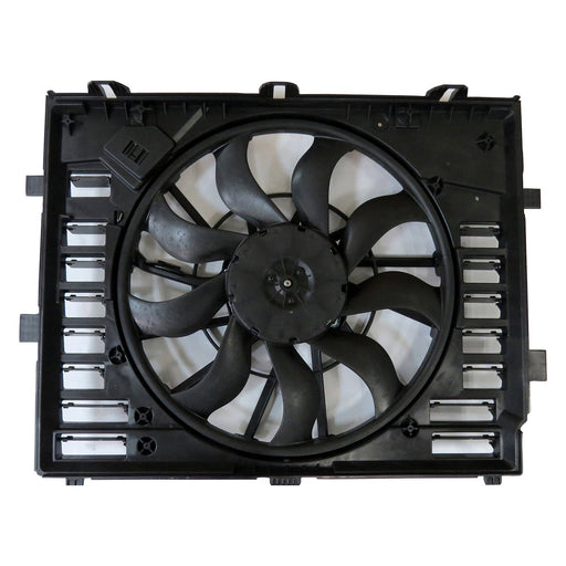 2011-2018 Porsche Cayenne Engine Cooling Fan Assembly 3.6L V6/3.6L V6 Turbocharged/3L V6/4.8L V8 - PO3115104-Partify-Painted-Replacement-Body-Parts