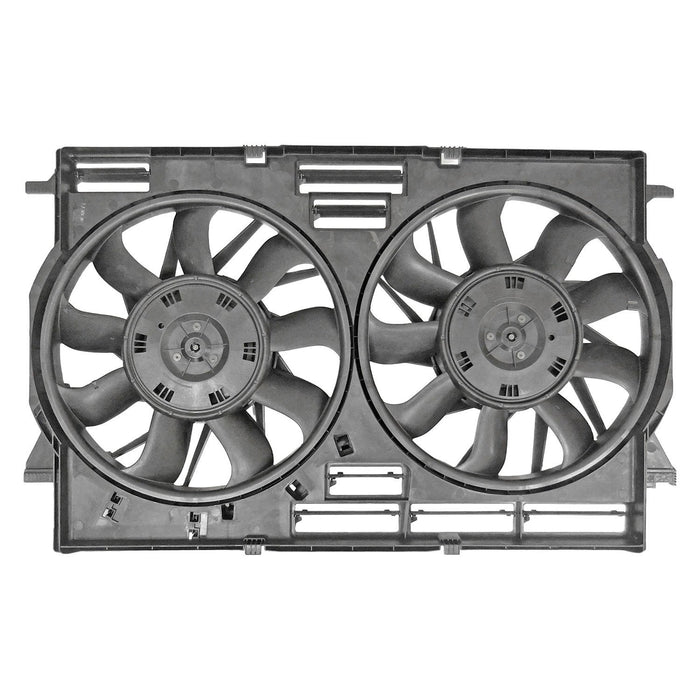 2019-2022 Porsche Cayenne Base/S/S Coupe Engine Cooling Fan Assembly Motor/Blade/Shroud Assy - PO3115107-Partify-Painted-Replacement-Body-Parts