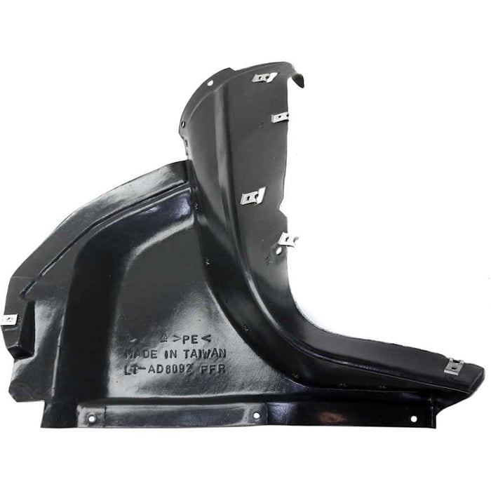 2015-2018 Audi Q3 Passenger Side Fender Liner Front Mat: Pe/Vacuum Form - AU1249139-Partify-Painted-Replacement-Body-Parts