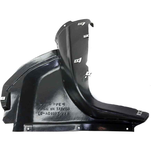 2015-2018 Audi Q3 Passenger Side Fender Liner Front Mat: Pe/Vacuum Form - AU1249139-Partify-Painted-Replacement-Body-Parts