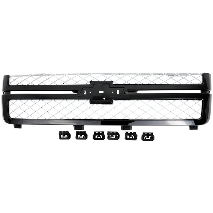2013-2014 Chevrolet Silverado 2500/3500 Grille Assembly - GM1200732-Partify-Painted-Replacement-Body-Parts