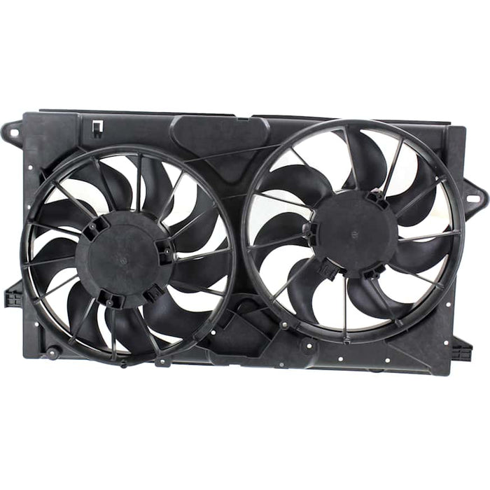2013-2019 Cadillac XTS Base Engine Cooling Fan Assembly Motor/Blade/Shroud/Harness Dual Fan Assy - GM3115261-Partify-Painted-Replacement-Body-Parts