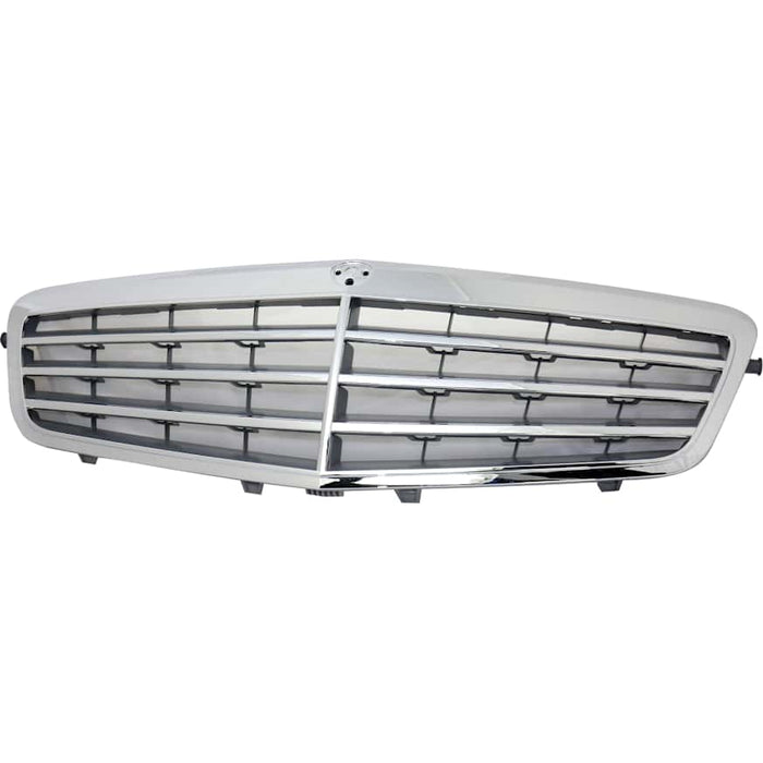2010-2013 Mercedes-Benz E300/E350/E550/E63 AMG Grille W212 W/O Distronic Cruise Control W/Base Pkg Assembly Sedan - MB1200149-Partify-Painted-Replacement-Body-Parts