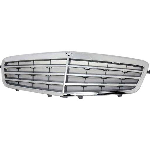 2010-2013 Mercedes-Benz E300/E350/E550/E63 AMG Grille W212 W/O Distronic Cruise Control W/Base Pkg Assembly Sedan - MB1200149-Partify-Painted-Replacement-Body-Parts