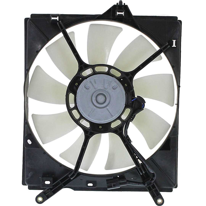2000-2003 Toyota Avalon A/C Condenser Fan Assembly Includes Motor/Blade/Shroud W/Radiator Marked 0A17 Right Side - TO3113112-Partify-Painted-Replacement-Body-Parts