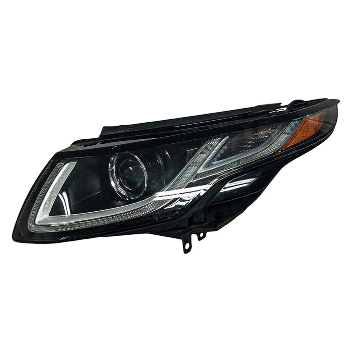 2017-2018 Land Rover Range Rover Evoque Driver Side Headlight Lens Housing Xenon W/ Pkg W/O Adaptive Headlamps - RO2518106-Partify-Painted-Replacement-Body-Parts