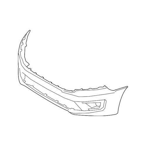 2019-2023 Ford Transit Connect XL CAPA Certified Front Lower Bumper W/Front Parking Aid W/O Fog Lamps - FO1015155-Partify-Painted-Replacement-Body-Parts