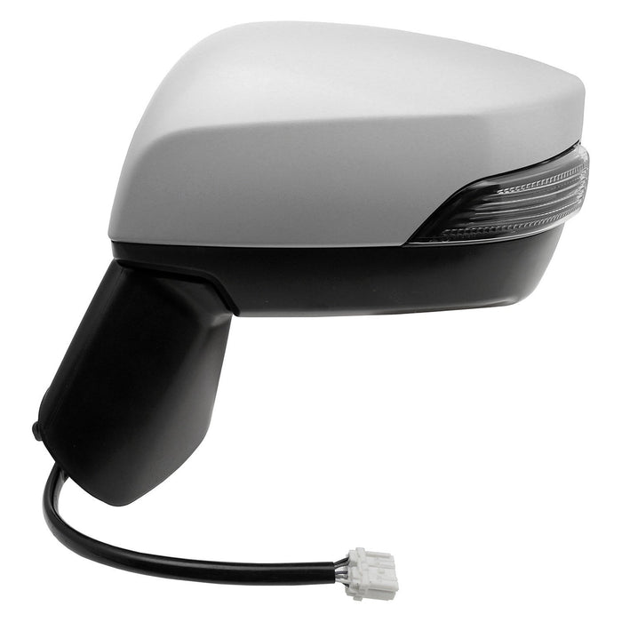 2015-2021 Subaru Crosstrek/Impreza/WRX/XV Crosstrek Driver Side Door Mirror Power Heated W/Signal Lamps W/Covers Assembly - SU1320135-Partify-Painted-Replacement-Body-Parts