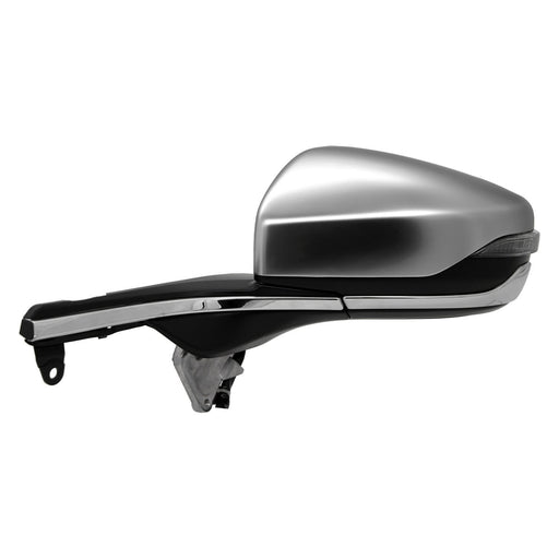 2020-2022 Subaru Legacy/Outback Driver Side Door Mirror Heated Pwr-Folding W/S/Lamp W/Bsd W/Memory Satin Chrome Assembly - SU1320188-Partify-Painted-Replacement-Body-Parts