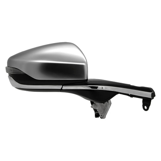 2020-2022 Subaru Legacy/Outback Passenger Side Door Mirror Heated Pwr-Folding W/S/Lamp W/Bsd W/Memory Satin Chrome Assembly - SU1321188-Partify-Painted-Replacement-Body-Parts