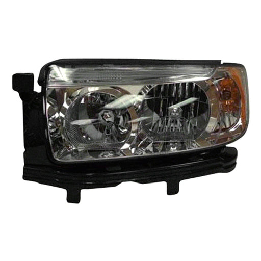 2006-2008 Subaru Forester Driver Side Headlight Assembly Halogen W/O Sport Pkg Composite - SU2502119-Partify-Painted-Replacement-Body-Parts