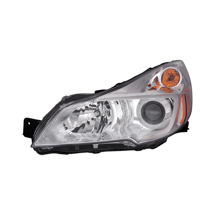 2013-2014 Subaru Outback Driver Side Headlight Assembly Chrome Bezel Composite - SU2502143-Partify-Painted-Replacement-Body-Parts