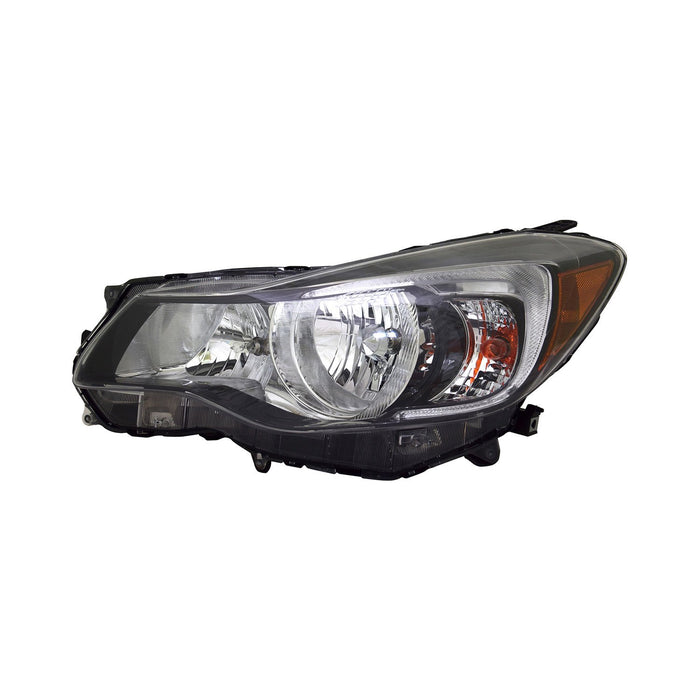 2015-2016 Subaru Impreza Driver Side Headlight Assembly Halogen Composite - SU2502155-Partify-Painted-Replacement-Body-Parts